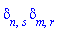 Physics:-KroneckerDelta[n, s]*Physics:-KroneckerDelta[m, r]