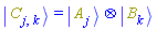 Physics:-Ket(C, j, k) = Physics:-`*`(Physics:-Ket(A, j), Physics:-Ket(B, k))