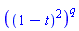 ((1-t)^2)^q