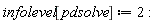 infolevel[pdsolve] := 2