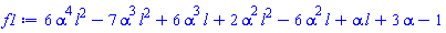 6*alpha^4*l^2-7*alpha^3*l^2+6*alpha^3*l+2*alpha^2*l^2-6*alpha^2*l+alpha*l+3*alpha-1