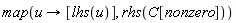 map(proc (u) options operator, arrow; [lhs(u)] end proc, rhs(C[nonzero]))