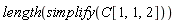 length(simplify(C[1, 1, 2]))