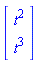 Vector(2, {(1) = t^2, (2) = t^3})