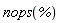nops(%)