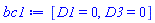 [D1 = 0, D3 = 0]