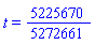 t = 5225670/5272661