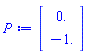 Vector(2, {(1) = 0., (2) = -1.0})