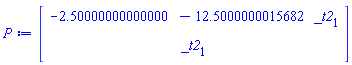 Vector(2, {(1) = -2.5000000000000004-12.500000001568154*_t2[1], (2) = _t2[1]})