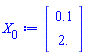 Vector(2, {(1) = .1, (2) = 2.})