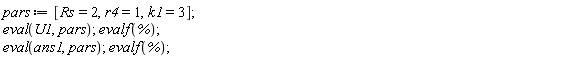 pars := [Rs = 2, r4 = 1, k1 = 3];