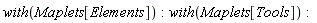 with(Maplets[Elements]); with(Maplets[Tools])