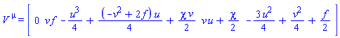 V[`~mu`] = (Vector[row](5, {(1) = 0, (2) = 0, (3) = 0, (4) = 0, (5) = 0}))