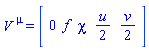 V[`~mu`] = (Vector[row](5, {(1) = 0, (2) = 0, (3) = 0, (4) = 0, (5) = 0}))