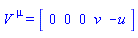 V[`~mu`] = (Vector[row](5, {(1) = 0, (2) = 0, (3) = 0, (4) = 0, (5) = 0}))