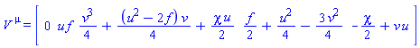 V[`~mu`] = (Vector[row](5, {(1) = 0, (2) = 0, (3) = 0, (4) = 0, (5) = 0}))