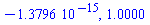HFloat(-1.3796371452675278e-15), HFloat(0.9999999999999989)