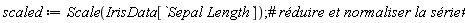 scaled := Scale(IrisData[`Sepal Length`])