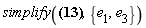 simplify(sin(`&theta;a`)^3*sin(`&phi;a`)*cos(`&phi;a`)^2-2*sin(`&theta;a`)^2*sin(`&phi;a`)^2*cos(`&phi;a`)*cos(`&theta;a`)+sin(`&theta;a`)^2*cos(`&phi;a`)^3*cos(`&theta;a`)+sin(`&theta;a`)*sin(`&phi;a`)^3*cos(`&theta;a`)^2-2*sin(`&theta;a`)*sin(`&phi;a`)*cos(`&phi;a`)^2*cos(`&theta;a`)^2+sin(`&phi;a`)^2*cos(`&phi;a`)*cos(`&theta;a`)^3+cos(`&phi;a`)^2*cos(`&theta;a`)^2+2*sin(`&theta;a`)*sin(`&phi;a`)*cos(`&phi;a`)*cos(`&theta;a`)+sin(`&theta;a`)^2*sin(`&phi;a`)^2, {e__1, e__3})