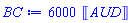 6000*Units:-Unit(AUD)