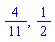 4/11, 1/2