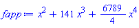 x^2+141*x^3+(6789/4)*x^4