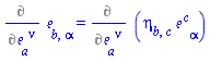 %diff(Physics:-Tetrads:-e_[b, alpha], Physics:-Tetrads:-e_[a, `~nu`]) = %diff(Physics:-Tetrads:-eta_[b, c]*Physics:-Tetrads:-e_[`~c`, alpha], Physics:-Tetrads:-e_[a, `~nu`])