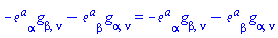 -Physics:-Tetrads:-e_[`~a`, alpha]*Physics:-g_[beta, nu]-Physics:-Tetrads:-e_[`~a`, beta]*Physics:-g_[alpha, nu] = -Physics:-Tetrads:-e_[`~a`, alpha]*Physics:-g_[beta, nu]-Physics:-Tetrads:-e_[`~a`, beta]*Physics:-g_[alpha, nu]