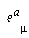 " `&efr;`[mu]^(a)"