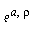 "`&efr;`[]^(a,rho)"