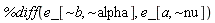 %diff(e_[`~b`, `~alpha`], e_[a, `~nu`])