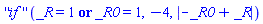 (''`if`'')(_R = 1 or _R0 = 1, -4, abs(-_R0+_R))