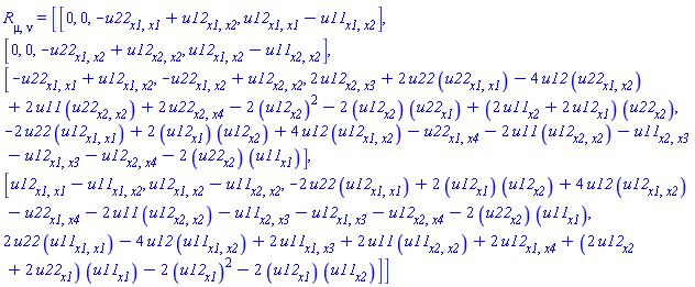 Physics:-Ricci[mu, nu] = Matrix(%id = 18446744078579564406)