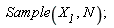 Sample(X__1, N)