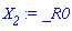 `#msub(mi("X"),mi("2"))` := _R0