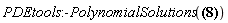 PDEtools:-PolynomialSolutions(diff(diff(_b(_a), _a), _a) = -12*_a*(diff(_b(_a), _a))^3/(_b(_a)^2*((-B*_a^2+3*A*_a)*_b(_a)^2-3*_a*n+9*_a-3))-(1/6)*((6*B*_a^3-54*A*_a^2)*_b(_a)^3+(18*_a^2*n-54*_a^2-54*_a)*_b(_a))*(diff(_b(_a), _a))^2/(_b(_a)^2*_a*((-B*_a^2+3*A*_a)*_b(_a)^2-3*_a*n+9*_a-3))-(1/6)*(-6*A*B*_b(_a)^6*_a^3+(12*B*_a^3*n-36*B*_a^3+12*B*_a^2+18*A*_a)*_b(_a)^4)*(diff(_b(_a), _a))/(_b(_a)^2*_a*((-B*_a^2+3*A*_a)*_b(_a)^2-3*_a*n+9*_a-3))-(1/6)*(A*_a^4*B^2*_b(_a)^9+(-B^2*_a^4*n+3*B^2*_a^4)*_b(_a)^7+9*A*_b(_a)^5+(-9*n+27)*_b(_a)^3)/(_b(_a)^2*_a*((-B*_a^2+3*A*_a)*_b(_a)^2-3*_a*n+9*_a-3)))
