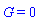 G(y) = 0