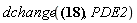 dchange({t = y, u(t, x) = upsilon(y)}, PDE2)