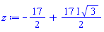 -17/2+((17/2)*I)*3^(1/2)
