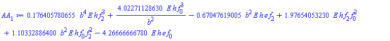 .176405780655*b^4*E*h*f[2]^3+4.02271128630*E*h*f[0]^3/b^2-.67047619005*b^2*E*h*e*f[2]+1.97654053230*E*h*f[2]*f[0]^2+1.10332886400*b^2*E*h*f[0]*f[2]^2-4.26666666780*E*h*e*f[0]