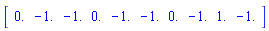 Vector[row]([0., -1., -1., 0., -1., -1., 0., -1., 1., -1.])