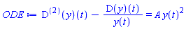 ((D@@2)(y))(t)-(D(y))(t)/y(t) = A*y(t)^2