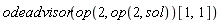 odeadvisor(op(2, op(2, sol))[1, 1])