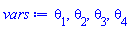 vars := theta[1], theta[2], theta[3], theta[4]