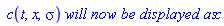 ` c`(t, x, sigma)*`will now be displayed as`*c