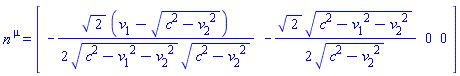 Physics:-Tetrads:-n_[`~mu`] = Array(%id = 18446744078378704038)