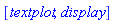 [textplot, display]