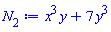 x^3*y+7*y^3