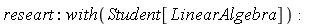 researt: