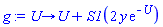 proc (U) options operator, arrow; U+S1(2*y*exp(-U)) end proc